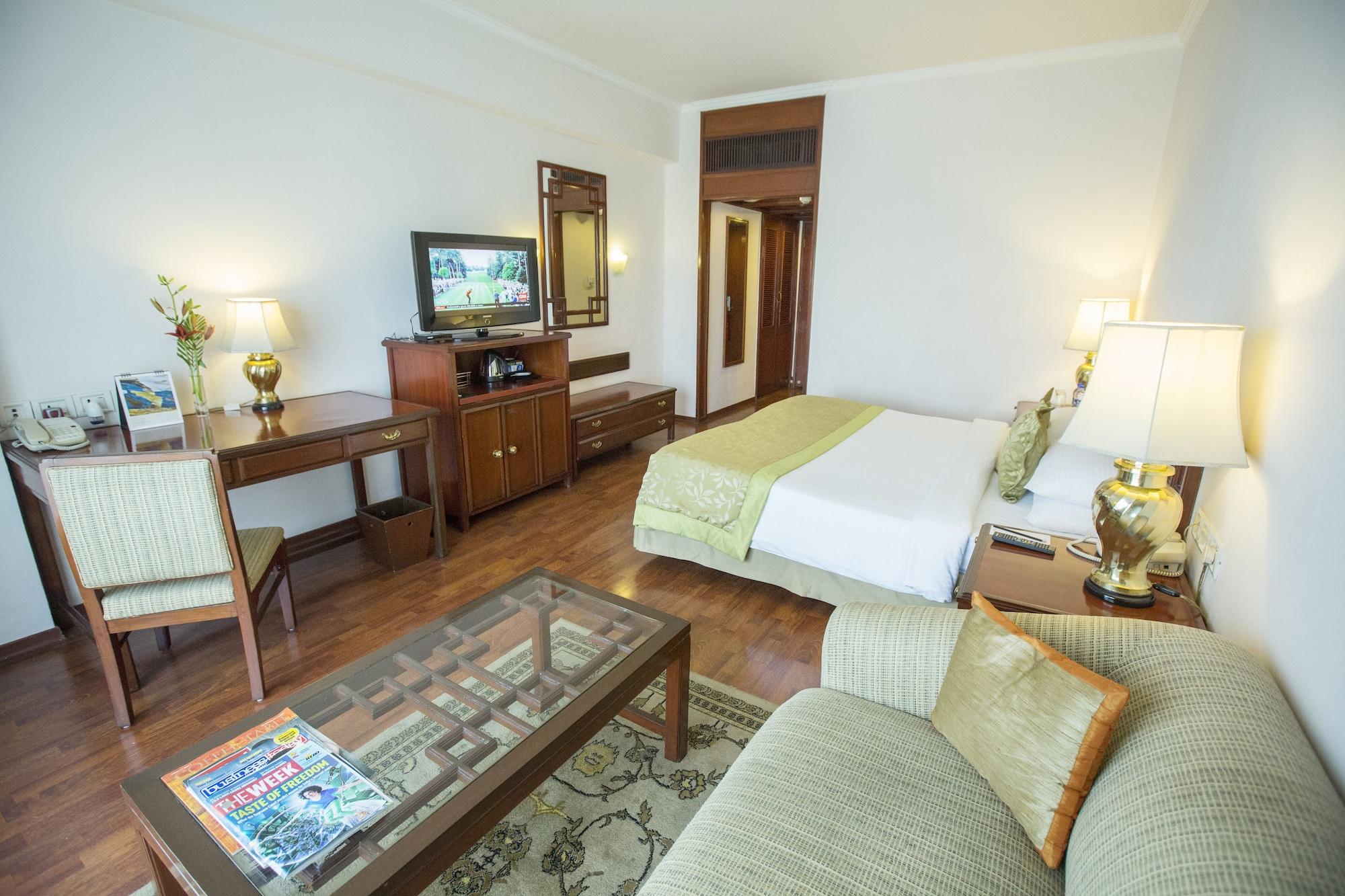 Taj Banjara Hotel Haidarábád Kültér fotó A room at the Taj Bengal
